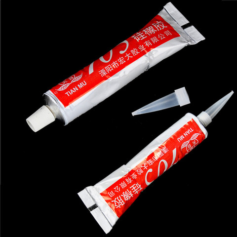 1PC 50ML High Temperature Outdoor Tent Waterproof Repair Glue Transparent 705 Silicone Rubber Gel Adhesive Sealants ► Photo 1/6