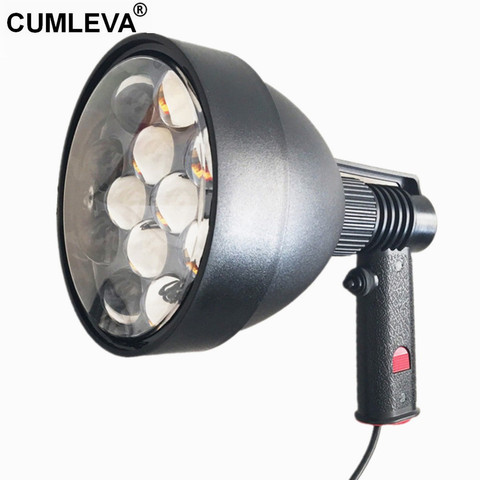 Ultra Bright 5400LM LED Hunting Lamp USA Imported CREE XPG 5W*12PCS LED Foco De Caza 150mm 12V LED Hunting Spotlight Durable ► Photo 1/6