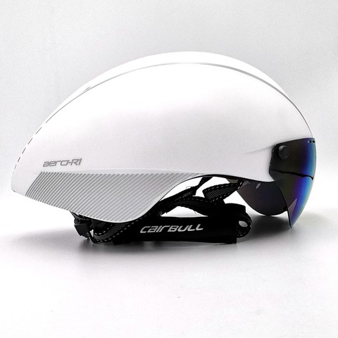 CAIRBULL TT Helmets Goggle Aero Road Bicycle Helmet Racing Cycling Bike Sports Safety Helmet Cycling Casco Ciclismo White ► Photo 1/6