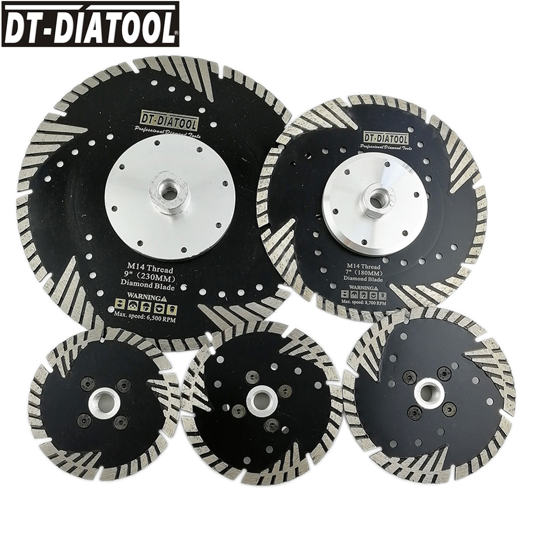 115mm/4.5'' diamond cutting and grinding discs  with 5/8''-11 flange thread 1 PC