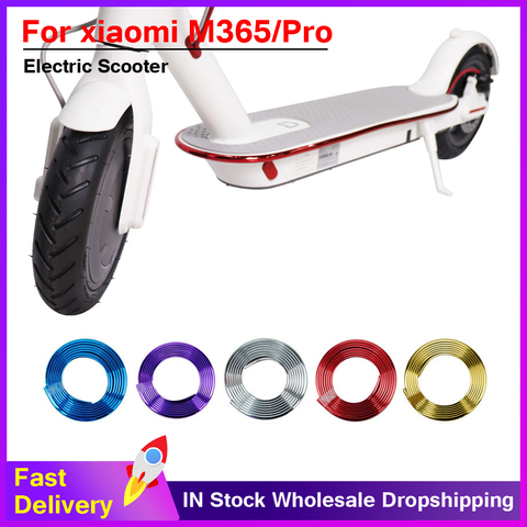 Bumper Protective Decorative Scooter Body Strips Sticker Tape For Xiaomi Mijia M365 pro Electric Skateboard Car Scooter Parts ► Photo 1/6