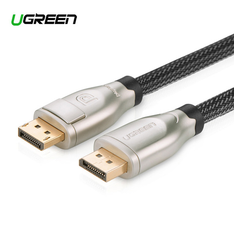 UGREEN High Quality DP107 DisplayPort 4K HD DP1.2 Cable HPDell Display Port Male to Male Line Support 3D 60 Hz 3840x2160 ► Photo 1/6