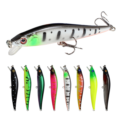 Floating  Minnow Fishing Lure 10.5cm 10g Bass Trolling Artificial Hard Bait Wobblers Lures Crankbait Pike Carp Fishing tackle ► Photo 1/6