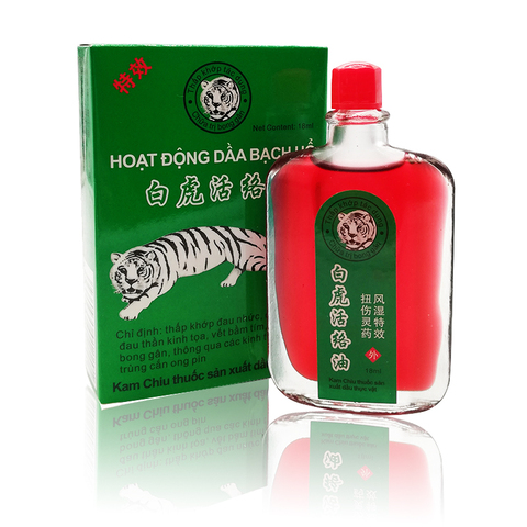 18ml White Tiger Balm Oil Rheumatic Osteoarthritis Bone Spurs Cervical Spondylosis Sciatica Leg Pain Relief Plaster Body Massage ► Photo 1/6