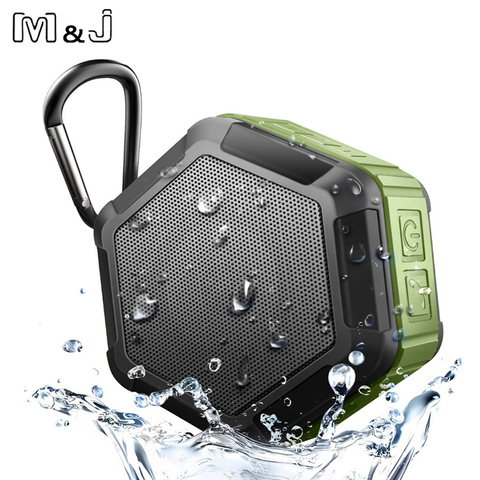 M&J Mini Portable Outdoor Sports Wireless IP67 Waterproof Bluetooth Speaker Shower Bicycle Speaker Mp3 Player Music Speaker ► Photo 1/6