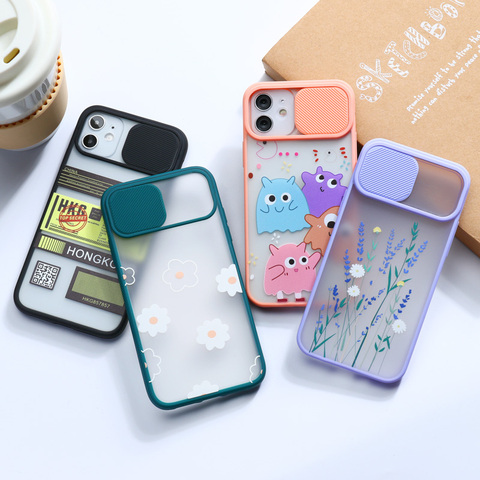 Camera Protection Case For Iphone 11 12 Pro Cases Luxury Silicon Fundas On Iphone 12 Mini XR 7 8 SE 2022 X Xs Max 6 6 Plus Cover ► Photo 1/6