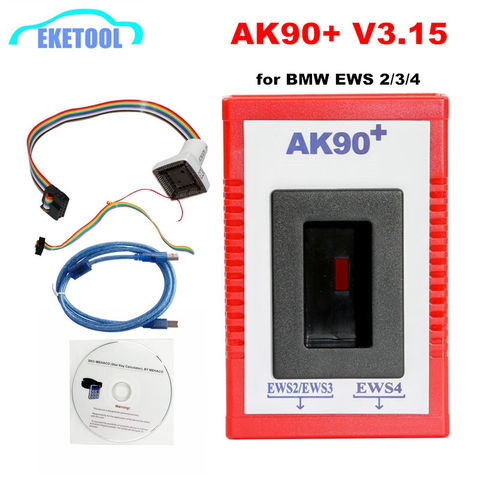 2022 AK90+ Key Programmer For BMW EWS2/3/4 Key Code Reader V3.19 Newest Version AK90 Key Maker For BMW Programming Tool ► Photo 1/5