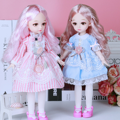 32cm Doll Accessories 1 Suit Doll Clothes Dress and Stockings 12'' Doll Clothes Princess Doll Toy for Girl Dressup Children Toys ► Photo 1/6
