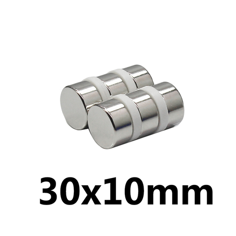 1/2/3PCS 30x10 mm Circular Magnets 30mmx10mm N35 Thick Neodymium Magnet Dia 30x10mm Permanent NdFeB Magnetic magnet 30*10 mm ► Photo 1/4