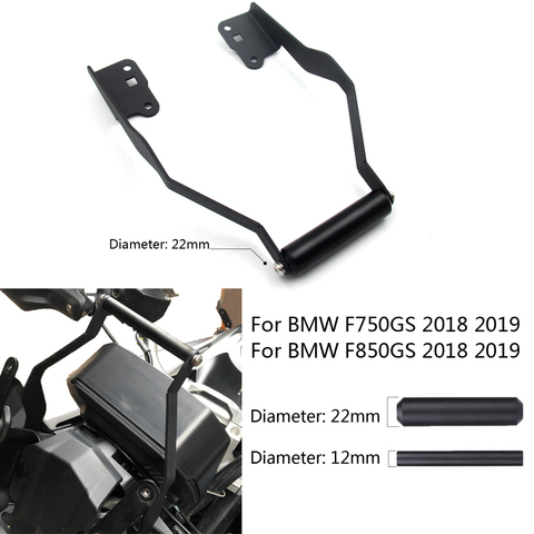 For BMW F750GS F850GS 2022-on Stand Holder Phone Mobile Phone GPS Plate Bracket F750GS F850GS f 750 gs f850gs 2022 ► Photo 1/6