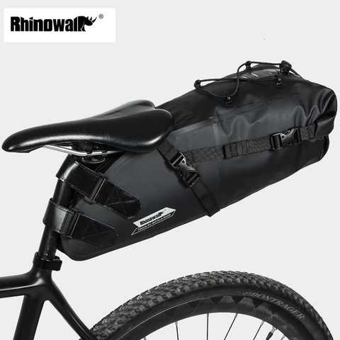 RHINOWALK 5L 10L 12L Mountain Bicycle Saddle Bag,Waterproof Road Cycling Tail Rear Bag Luggage Pannier Pouch Bike Accessories ► Photo 1/6