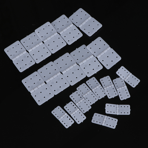 10pcs/lot White Hinge Linker Plastic for RC Airplane Aircraft Helicopter Quadcopter Wholesale ► Photo 1/6
