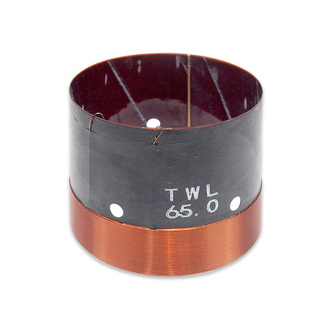 Finlemho 65mm Woofer Voice Coil High Power 600W Peak Bass Speaker Repair Parts With Round Copper Wire Kapton Former ► Photo 1/4