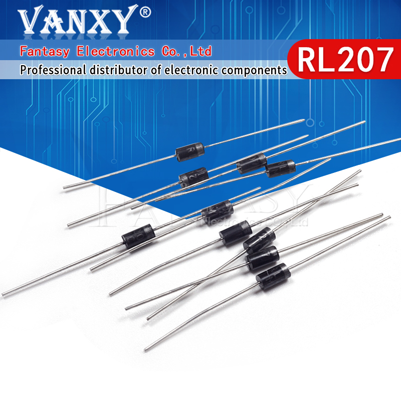 100PCS HER208 Rectifiers Diode 2A 1000V 