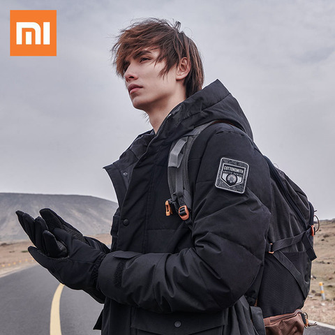 Xiaomi Graphene Down Jackets Men's Intelligent Temperature Control Heating Cotton Clothing Mid-length Winter Warm Parka Jacket ► Photo 1/6