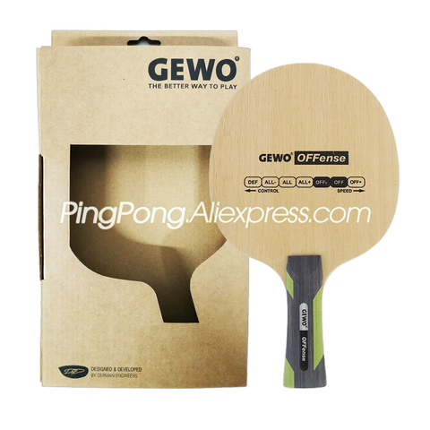 GEWO POWER OFFENSE Table Tennis Blade / Racket (OFF- & OFF) 5 Ply Wood Original GEWO Ping Pong Bat / Paddle ► Photo 1/5