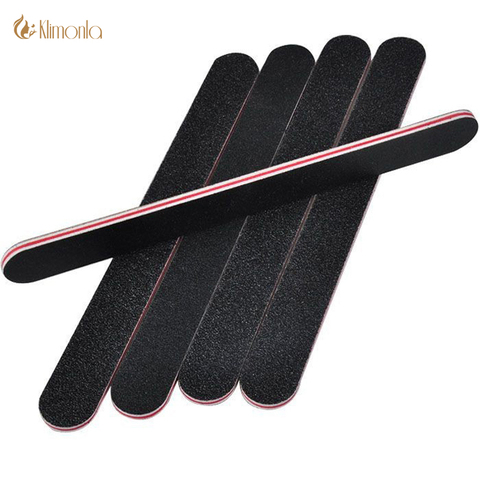 5pcs/lot Nail Art Files 100/180 Nail Buffer Sandpaper Disposable Nail Files Lime A Ongle Available Manicure Pedicure Nail Tools ► Photo 1/6