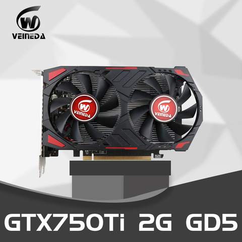 Video Card gtx 750Ti 2GB 128Bit GDDR5 Graphics Cards Geforce GTX 750Ti Desktop for nVIDIA Map VGA Hdmi ► Photo 1/4