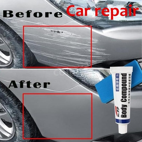 Car Scratch Repair Polishing Wax Kits Sponge Body Compound Cream Wax Car  Body Compound Scratch Remover Vehicle Paint Scratch Repair - Auto Paint