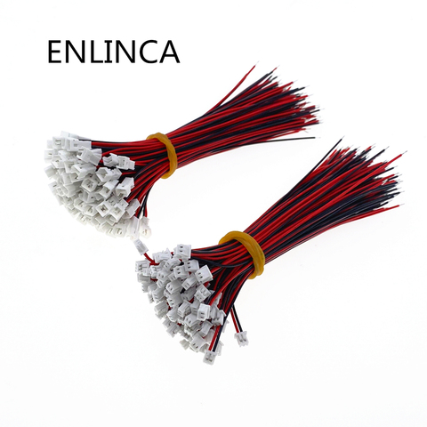 20Pair Micro JST PH 1.25 2 PIN Male Female Plug Connector With Wire Cables 100mm ► Photo 1/5