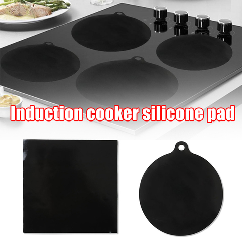 Induction Cooktop Mat Protector Nonslip Silicone Heat Insulation Pad Cook Top Cover Reusable SEC88 ► Photo 1/6