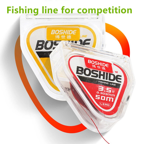 50m Fishing line Fishing Competition super strong fishing wire more invisible line no memory nylon line fluorocarbon coated line ► Photo 1/6