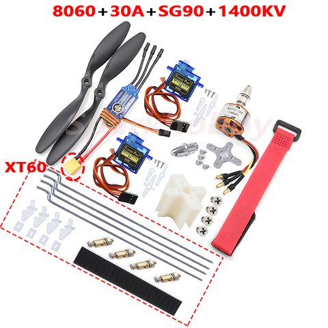 XXD A2212 1400/2200/2450KV ZTW Beatles 30A 40A ESC SG90 MG90S Servo 8060/8x6 6040/6x4 Propeller SU27 RC Fixed Wing Accessories ► Photo 1/6