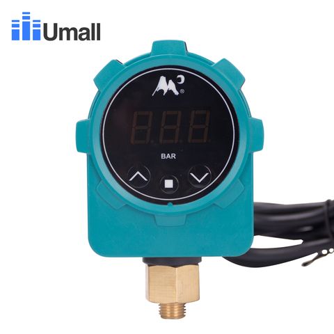 0-10KG AU Dual Relay Water Intelligent Digital Gauge High Controller Air Compressor Hydraulic Electric Contact Pressure Switch ► Photo 1/1