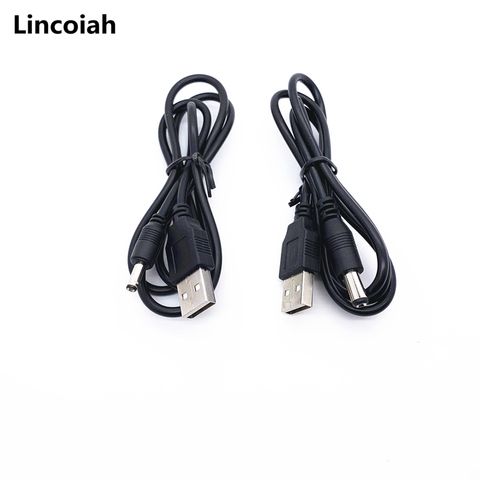 USB Port to 3.5*1.35mm 5.5*2.1mm 5V DC Barrel Jack Power Cable Connector ► Photo 1/3