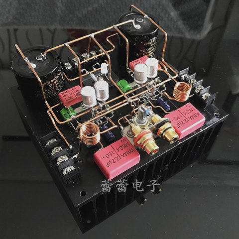 LM3886 or TDA7293 scaffolding power amplifier, power: 60w+60w or 100+100w, human voice closer and better, treble more natural ► Photo 1/2