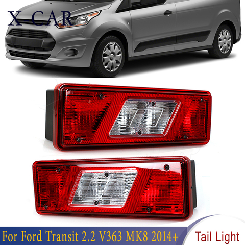 X-CAR Car Tail Light Rear Brake Stop Light Tail Lamp Assembly For Ford Transit 2.2 V363 MK8 2014+ BK31-13404-CC BK31-13405-CC ► Photo 1/6