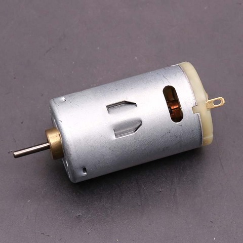 JOHNSON Circular Shaft 395 Motor High Torque DC 18V 8300PRM 24V 11000RPM Micro MINI Motor Low Noise Plastic Back Cover Model DIY ► Photo 1/6