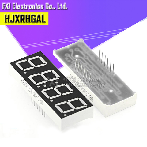 5pcs Digital tube segment common Cathode AS Red 4 Bit time digital Tube 0.56 inch 12 needles Red Display LED HS420561K-C30 ► Photo 1/2