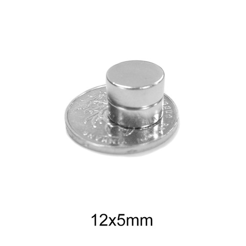 10/20/30/50/100pcs 12x5 Powerful Magnetic Magnets disc 12mmx5mm Round Permanent Magnet 12x5mm Neodymium Magnet Strong 12*5 ► Photo 1/6