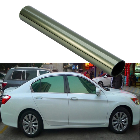 Window Tint Film 50*300cm Car Sticker Heat insulation Protection UV Tinting For Side Window Sun Visor ► Photo 1/6