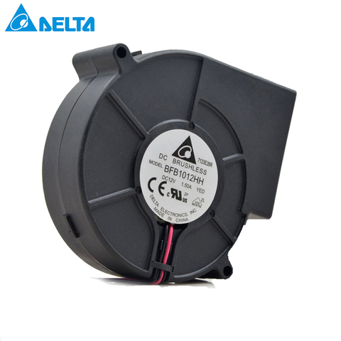 For Delta 9773 BFB1012HH 97*93*33mm DC 12V 1.5A Turbo blower grill exhaust fan  high speed ► Photo 1/6