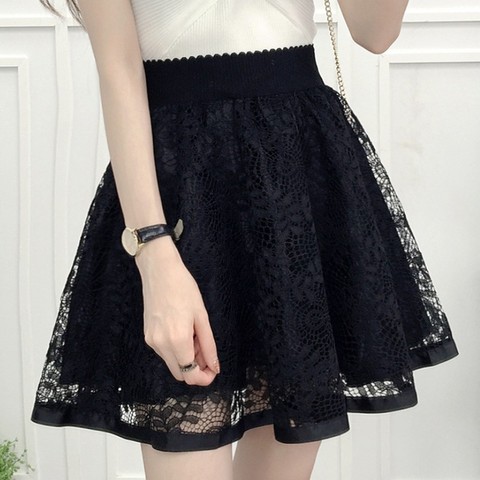 2022 Teenage Kids Lace Skirts Mesh Tutus Big School Girls Skirt Tutu Flower Pearls Children Clothes Party Costume Dance Bottoms ► Photo 1/6