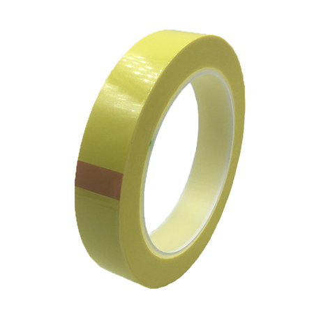 1Roll High-Temp Insulation Adhesive Mylar Tape Mara Tape for Transformer Motor Capacitor Coil Wrap 50Meter Yellow ► Photo 1/1