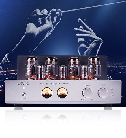 Latest arrival  Hi-end 6N8P Push-Pull PSVANE KT88 Valve Tube Amplifier HiFi Stereo Class A Large Power 45W*2 Amplifier ► Photo 1/6