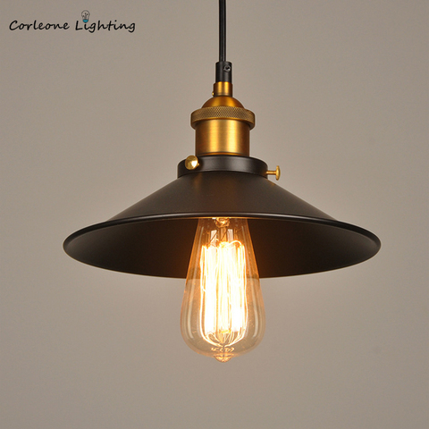 Retro Loft Style Pendant Lights Dining Room Cafe Bar Pendant Light Edison LED Hanging Lamp Vintage Industrial Lighting Fixtures ► Photo 1/6