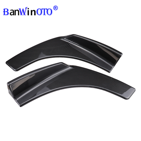 2PCS Universal Front Bumper Lip Splitter Deflector Spoiler Scratch Resistant Wing Shovels Bumper Deflector Protection Canard Lip ► Photo 1/6