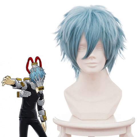 My Hero Gym Tomura Shigaraki Wig Short Cosplay Costume Boku No Hero Gym Heat Resistant Synthetic Hair Wigs ► Photo 1/3