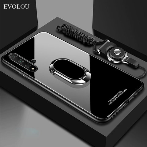 Honor 20S Case for Huawei Honor 20 Tempered Glass Magnet Ring Holder Stand Phone Case for Huawei Honor 20 Pro 20 S Nova 5T Cover ► Photo 1/6