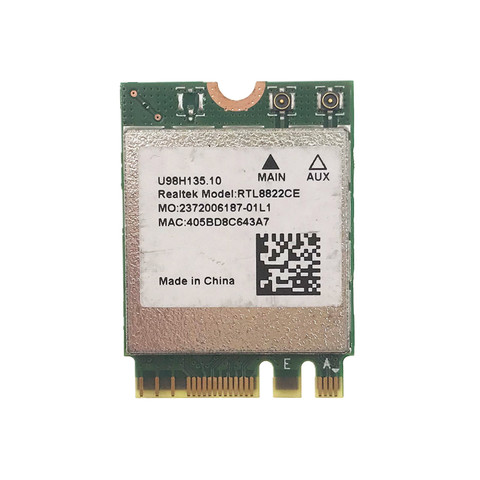 Realtek RTL8822CE 802.11AC 867Mbps WiFi Bluetooth 4.2 NGFF Card ► Photo 1/4