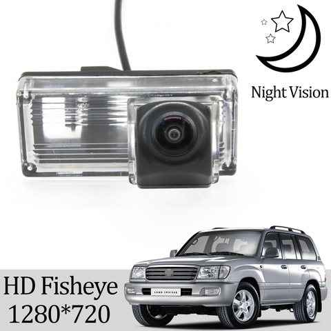 Owtosin HD 1280*720 Fisheye Rear View Camera For Toyota Land Cruiser 100 LC100 1998-2007 Car Vehicle Reverse Parking Accessories ► Photo 1/6