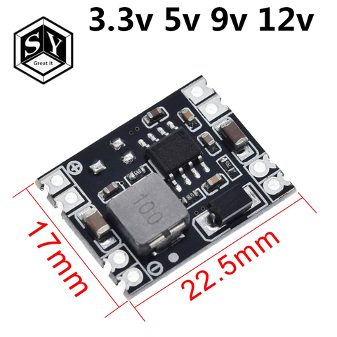 GREAT IT DC-DC Buck Step-down Power Supply Module 5V-12V 24V to 5V 3.3V 9V 12V Fixed Output High-Current ► Photo 1/6