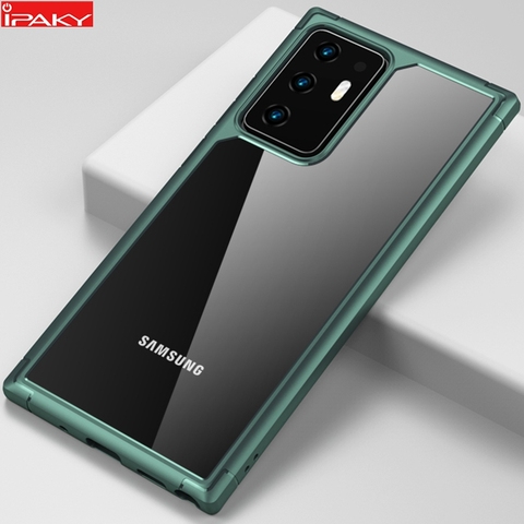 IPAKY for Samsung Note 20 Case 5G Silicone Acrylic Hybrid Shockproof Transparent Case for Samsung Galaxy Note 20 Ultra Case ► Photo 1/6