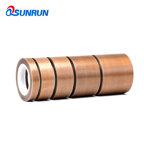 10M/Roll 0.18mm Thickness Sealing Tape Resistant High Temperature Adhesive Cloth Insulation 300°C Vacuum Sealing Machine Tape ► Photo 1/6