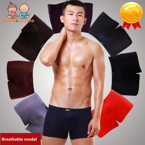 10Pc/lot Men's Underwear Middle-waisted Boxer panites  Modal Bamboo Fiber  U Convex ► Photo 1/6