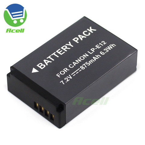 LP-E12 Battery for Canon PowerShot SX70 HS EOS M200 M M2 M10 M50 M100 100D EOS Kiss M X7 EOS Rebel SL1 SX70HS Camera ► Photo 1/5